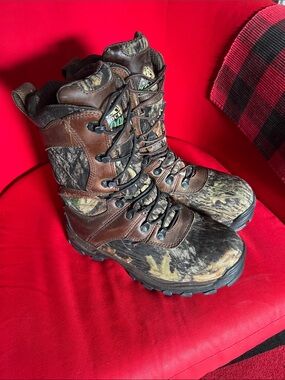 Rocky Brown Camouflage Men's Hunting Boots
